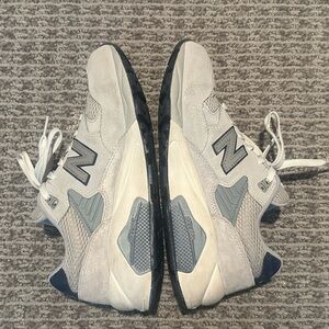 New Balance Gray and Navy Sneakers